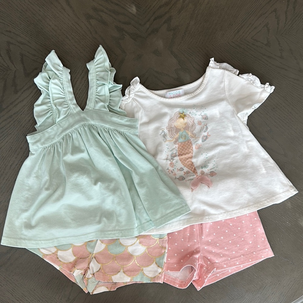 Maggie and Zoe mix and match girl outfits size 12 month (runs big)